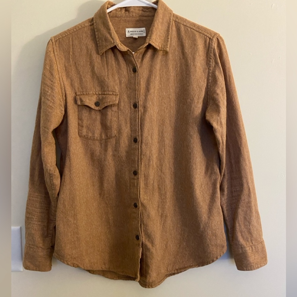 Bridge & Burn Sustainable Series Button-Down Shirt – Size S